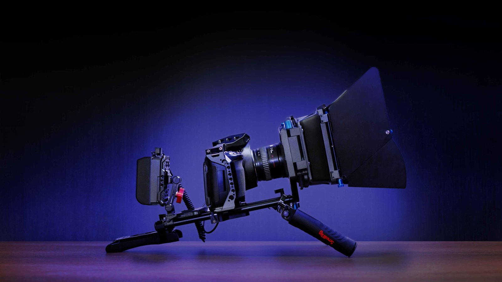 Cámara cinematográfica de Xicloide preparada para una sesión CineReels